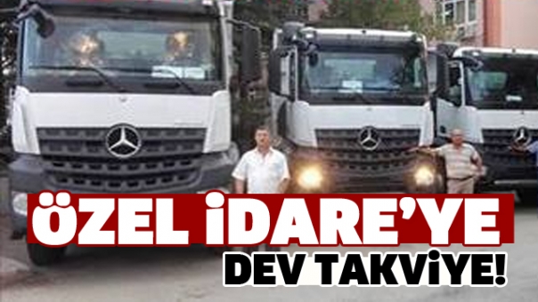 ISPARTA İL ÖZEL İDARESİ'NE  DEV TAKVİYE!