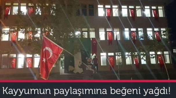 Kayyumun paylaşımı beğeni topladı