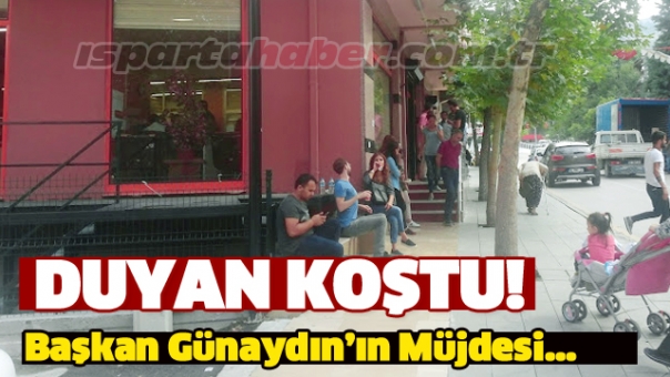 Isparta'da Müjdeyi Duyan Koştu!