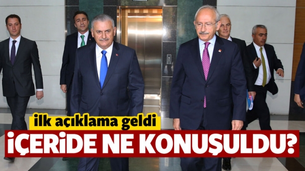 Başbakan'la Kılıçdaroğlu ile bir araya geldi