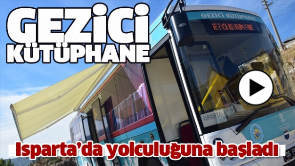ISPARTA'YA GEZİCİ KÜTÜPHANE GELDİ