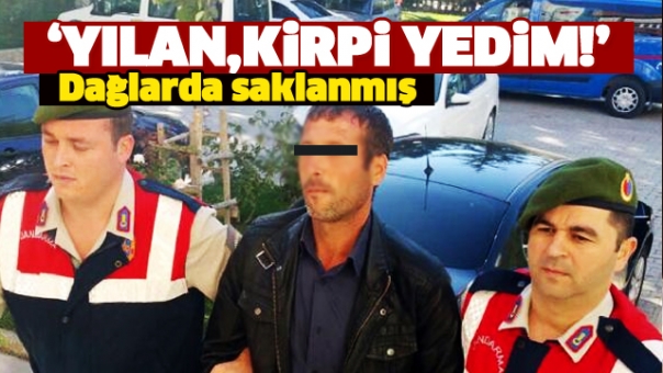 ISPARTA'DA DAĞLARDA SAKLANMIŞ! YILAN VE KİRPİ YEMİŞ