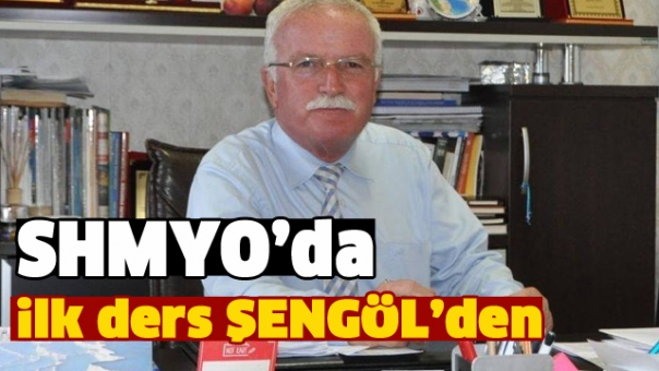 Eğirdir SHMYO’da İlk Dersi Başkan Şengöl Verdi
