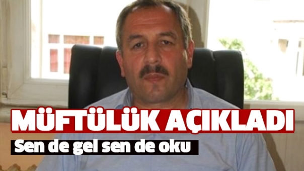 Isparta Müftü Yardımcısı Açıkladı ''Sen de Gel Sen de Oku''