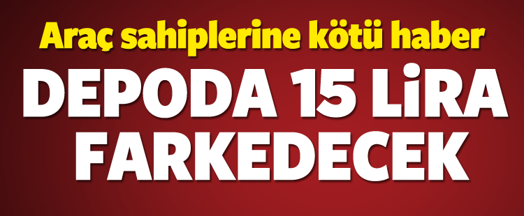 Benzin ve motorine büyük zam geldi