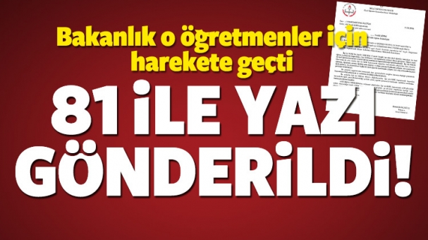 MEB o öğretmenler için harekete geçti