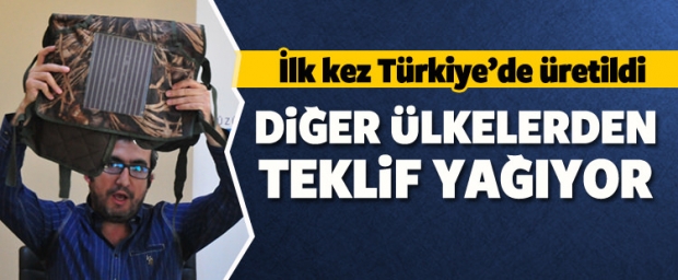 Türkiye'de giyilebilen güneş paneli yapıldı