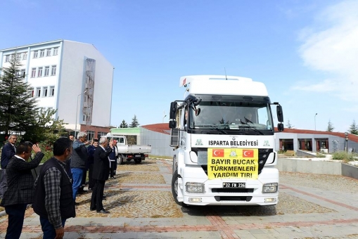 BAYIRBUCAK TÜRKMENLERİ İÇİN YARDIM TIR’I YOLA ÇIKTI