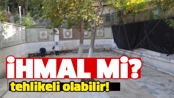 Belediye İhmal mi Ediyor! Tehlikeli Olabilir!