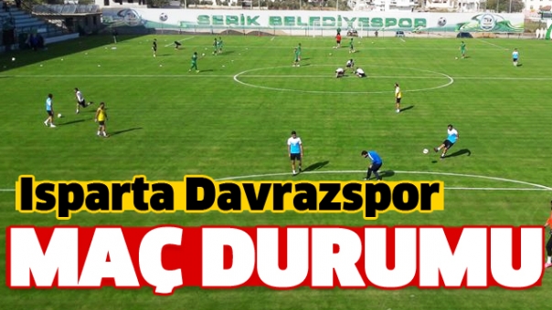 DAVRAZSPOR SERİK BELEDİYESPOR MAÇI