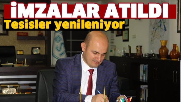 Sulama Tesisleri Yenileniyor İmzalar Atıldı