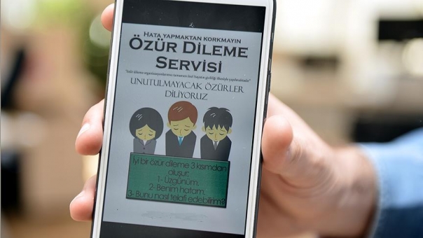 Küskünler 'Özür Dileme Servisi'yle barışıyor
