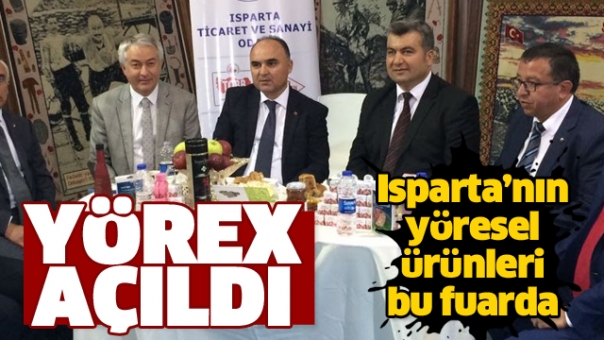 ISPARTA YÖRESEL ÜRÜNLERİ YÖREX FUARINDA 