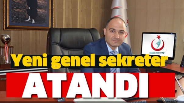 ISPARTA KAMU HASTANELER BİRLİĞİNE  YENİ GENEL SEKRETER ATANDI