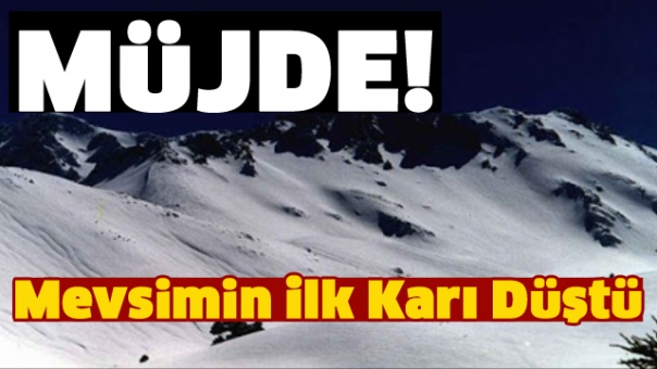 Davraz'a Mevsimin İlk Karı Düştü