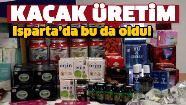 ISPARTA'DA KAÇAK CİNSEL İLAÇLAR YAKALANDI