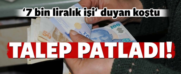 7 bin liralık işi duyan koşup kayıt yaptırdı!