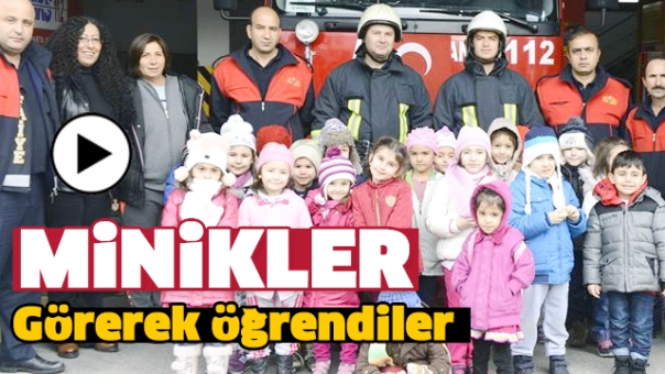 MİNİK ÖĞRENCİLER GÖREREK ÖĞRENDİLER