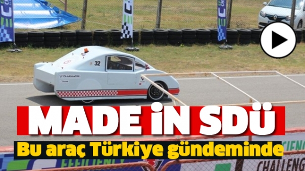 SDÜ'NÜN OTOMOBİLİ TÜRKİYE GÜNDEMİNDE