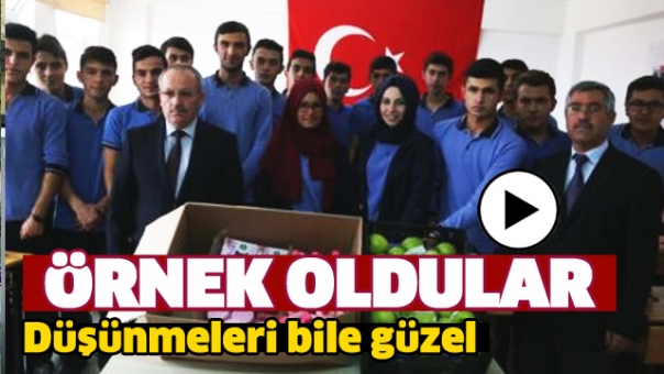 ISPARTA'DAN ELMA VE GÜL ÜRÜNLERİ GÖNDERDİLER