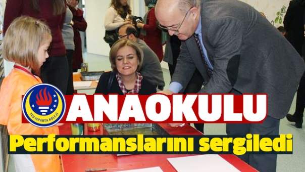 TED ISPARTA KOLEJİ  ANAOKULU ÖĞRENCİLERİ PERFORMANSLARINI SERGİLEDİ
