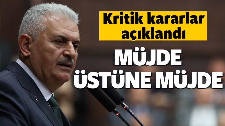 Başbakan merakla beklenen EKK kararlarını açıkladı