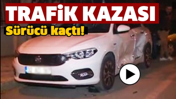 ISPARTA'DA KAZA YAPAN SÜRÜCÜ KAÇTI!