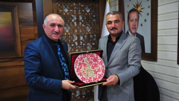 Eğirdirli Muhtarlardan Başkan Çağlayan'a Ziyaret