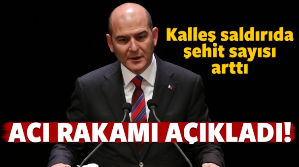 Süleyman Soylu son acı rakamı açıkladı!