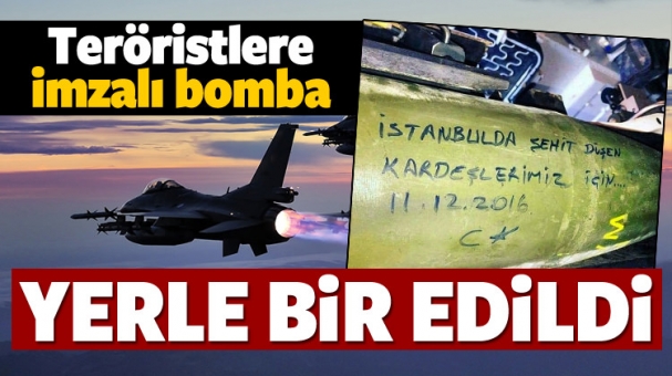 Teröristlerin hedefleri yerle bir edildi