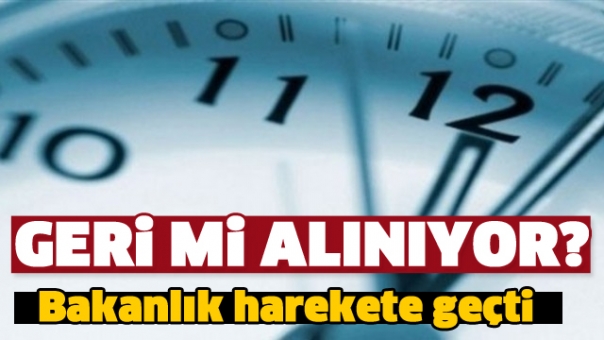 Yaz saatine ayarlama için bakanlık harekete geçti!