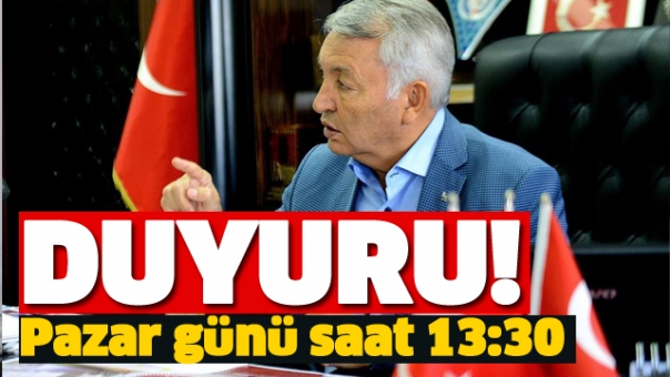 ISPARTA BELEDİYESİ DUYURU