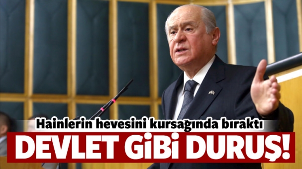 Bahçeli'den kritik uyarı!