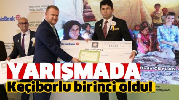 KEÇİBORLU YARIŞMADA BİRİNCİ OLDU!