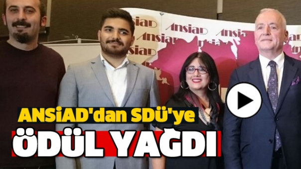 ANSİAD'dan SDÜ'ye Ödül Yağdı