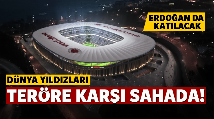 Dünya yıldızları teröre karşı sahada!