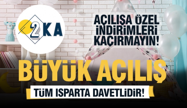 2 KA Baby Kidsroom Isparta'da Açılıyor!