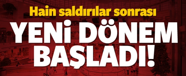 AVM'lerde yeni dönem başladı