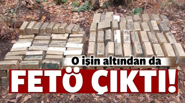 Alçıdan külçe altında FETÖ gözaltısı