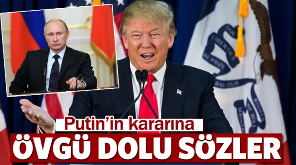 Trump'tan Putin'e övgü dolu sözler