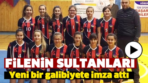 FİLENİN SULTANLARI TED ISPARTA KOLEJİ'NE GALİBİYET GETİRDİ