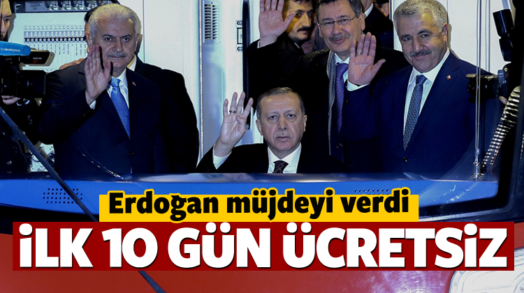 Cumhurbaşkanı Erdoğan müjdeyi verdi
