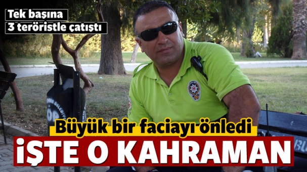 İşte büyük faciayı önleyen kahraman polisimiz