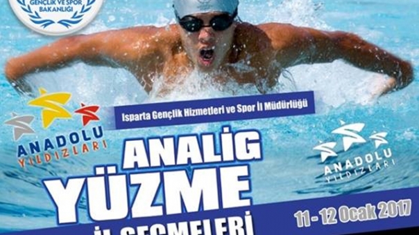 ANALİG İl Seçmesi Yüzme Yarışları 11-12 Ocak’ta Isparta'da