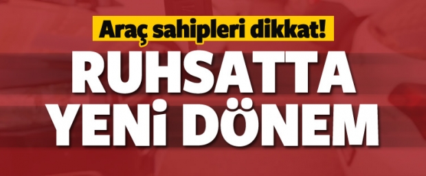 Araç tescil işlemlerinde yeni dönem!