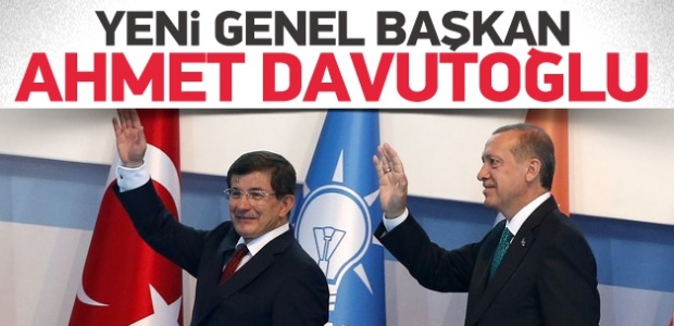 AK Parti yeni genel başkanı Davutoğlu seçildi