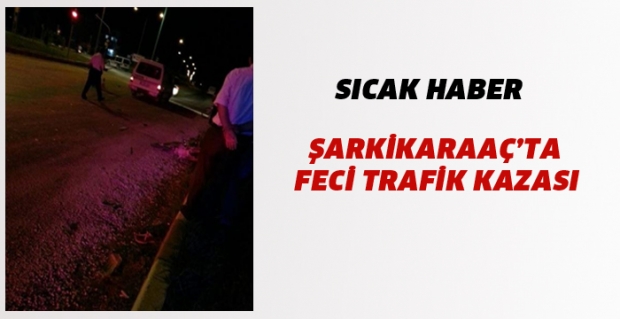 Şarkikaraağaç'ta Feci Kaza