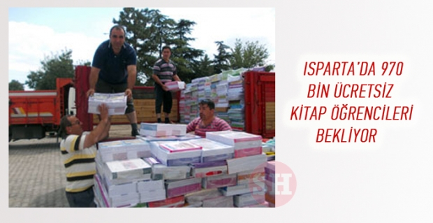 ISPARTA’DA 970 BİN ÜCRETSİZ KİTAP ÖĞRENCİLERİ BEKLİYOR