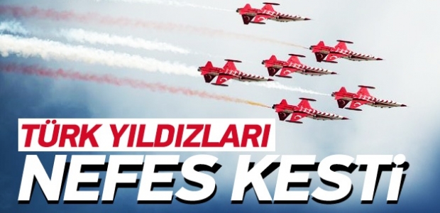 Türk Yıldızları yine nefes kesti