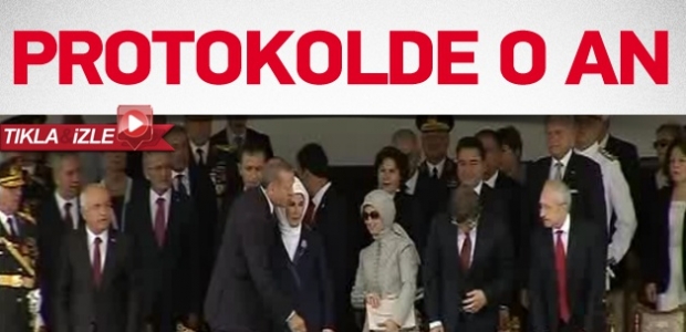 Erdoğan ve Kılıçdaroğlu tokalaşamadı
